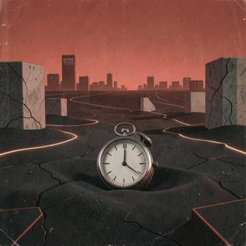 Treibsand-Uhr Tickt